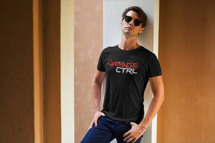 Load image into Gallery viewer, Damage Control Bayley Dakota Kai Iyo Sky Black T-shirt by EWS | Extreme Wrestling Shirts