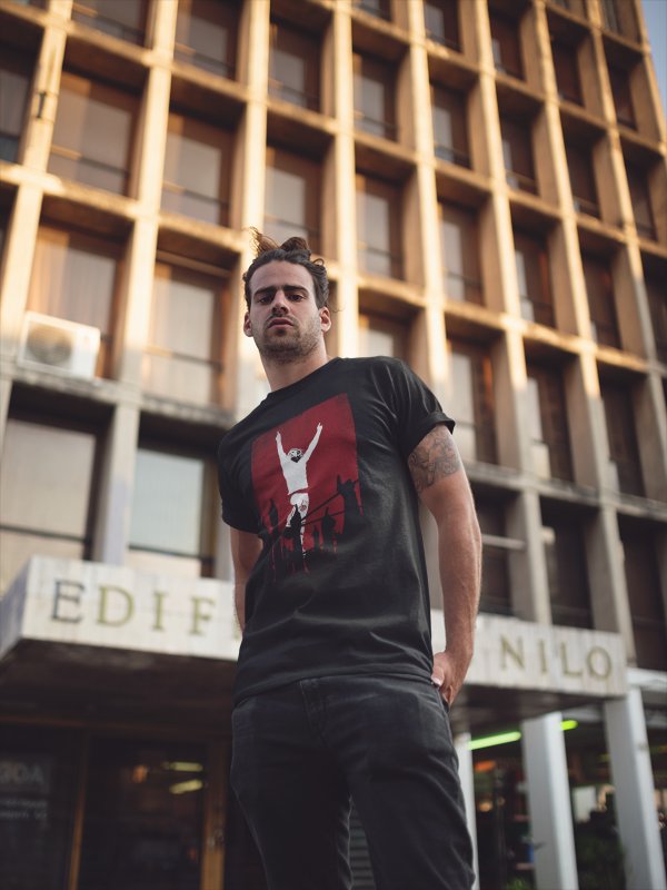 Load image into Gallery viewer, Daniel Bryan Yes Revolution Mens Red T-shirt by EWS | Extreme Wrestling Shirts