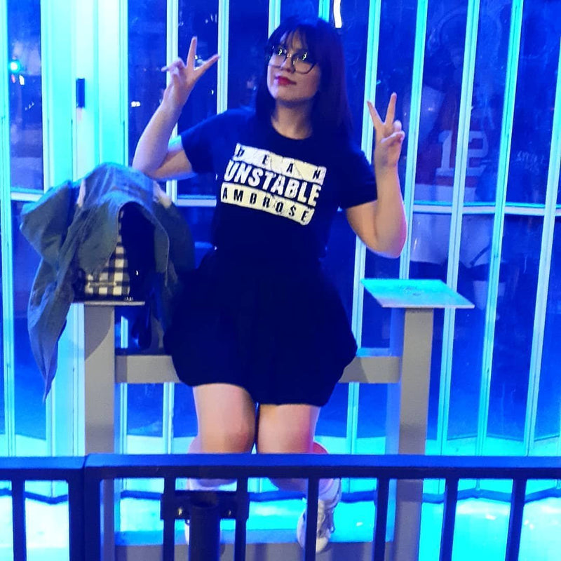 Load image into Gallery viewer, Dean Ambrose Unstable Mens Black T-shirt Sports Mem, Cards & Fan Shop > Fan Apparel & Souvenirs > Wrestling by EWS | Extreme Wrestling Shirts