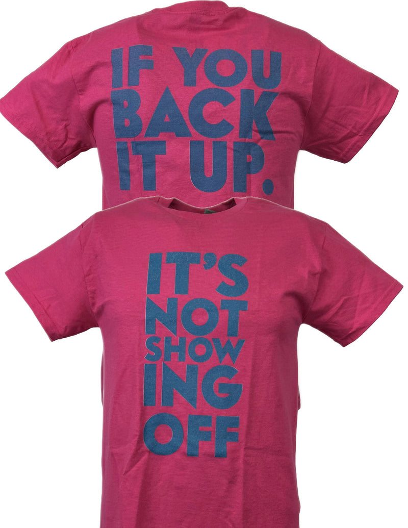 Load image into Gallery viewer, Dolph Ziggler Pink Show Off Back It Up Mens T-shirt Sports Mem, Cards & Fan Shop > Fan Apparel & Souvenirs > Wrestling by EWS | Extreme Wrestling Shirts