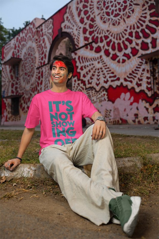 Load image into Gallery viewer, Dolph Ziggler Pink Show Off Back It Up Mens T-shirt Sports Mem, Cards & Fan Shop > Fan Apparel & Souvenirs > Wrestling by EWS | Extreme Wrestling Shirts