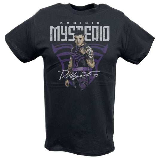 Dominik Mysterio Ready to Fight Black T-shirt by EWS | Extreme Wrestling Shirts
