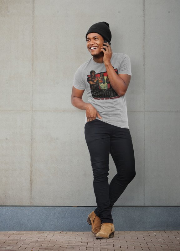 Load image into Gallery viewer, Doom WWF Tag Team Champions Ron Simmons Butch Reed T-shirt by EWS | Extreme Wrestling Shirts