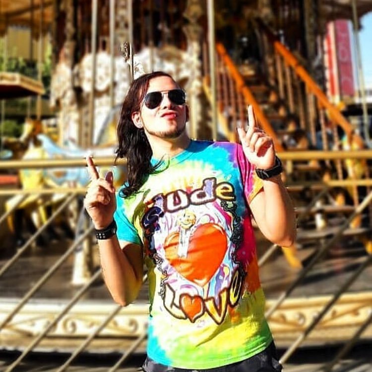 Load image into Gallery viewer, Dude Love Tie Dye Mankind Mick Foley Mens Retro T-Shirt Sports Mem, Cards & Fan Shop > Fan Apparel & Souvenirs > Wrestling by EWS | Extreme Wrestling Shirts