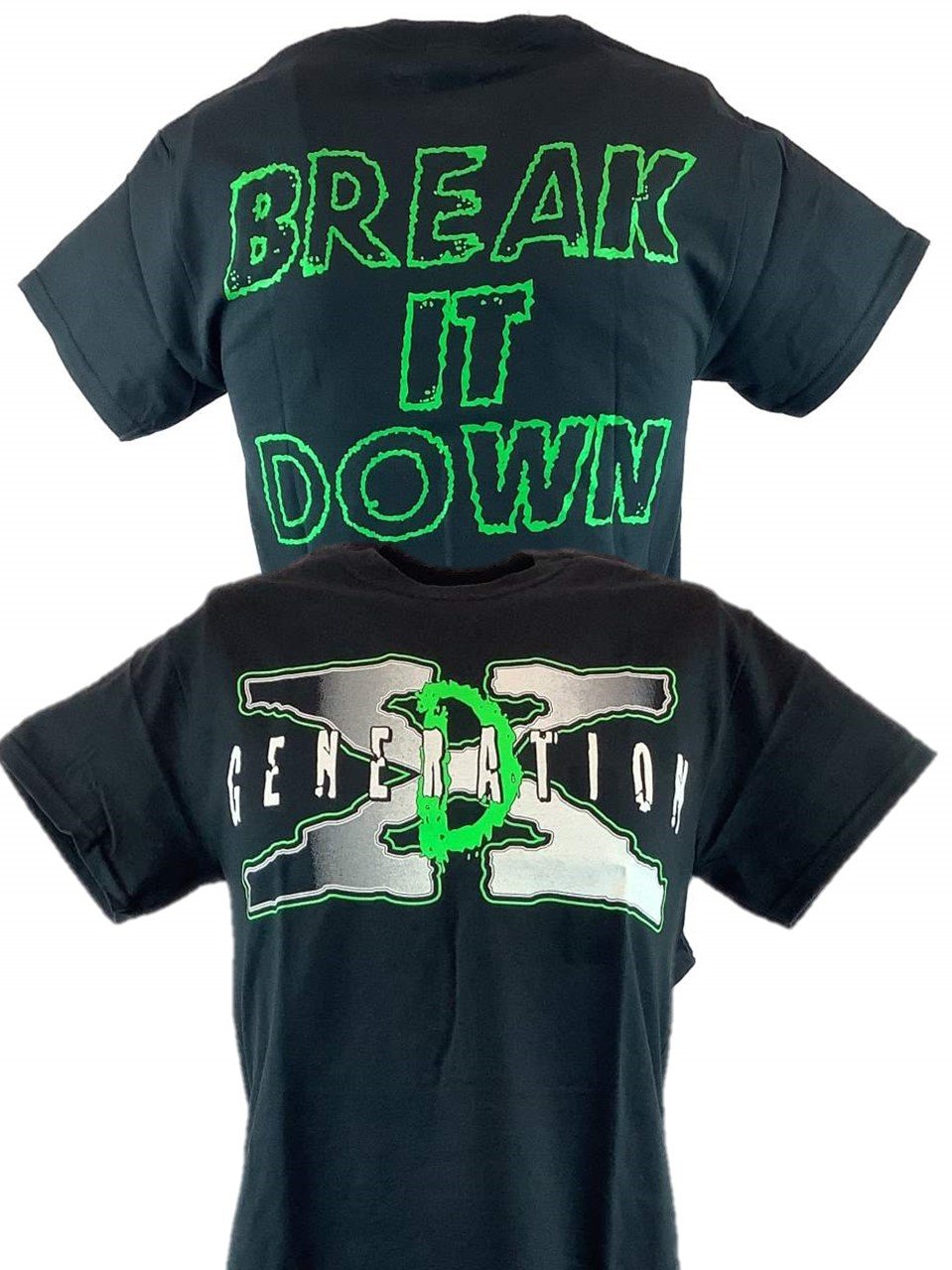 SMACKDOWNTAJIRItシャツ DX Break It Down D-Generation X Mens Black T-shirt – Extreme