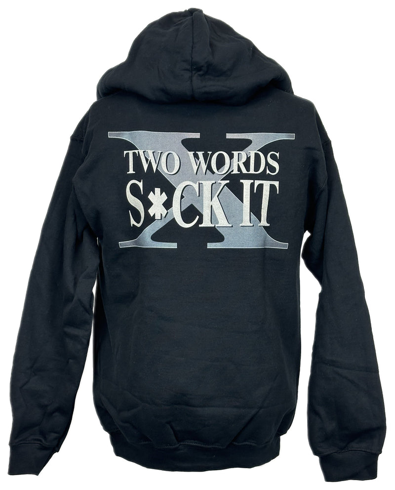 Load image into Gallery viewer, DX D-Generation X Two Words Classic Pullover Hoody Sweatshirt by EWS | Extreme Wrestling Shirts