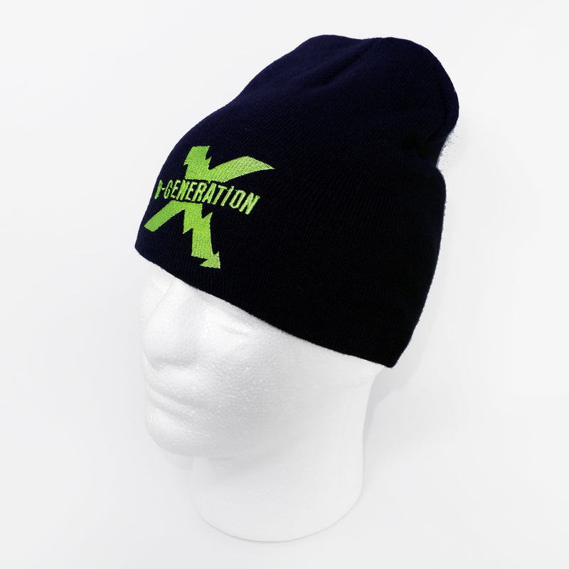 Load image into Gallery viewer, DX Shock Embroidered Logo D-Generation Beanie Cap Hat WWE Sports Mem, Cards & Fan Shop > Fan Apparel & Souvenirs > Wrestling by Extreme Wrestling Shirts | Extreme Wrestling Shirts