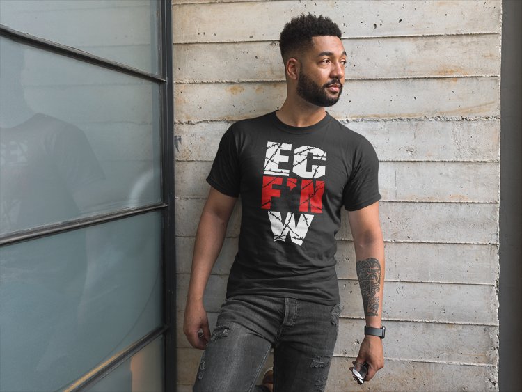 Load image into Gallery viewer, EC F'N W Extreme Championship Wrestling ECW Mens T-shirt Sports Mem, Cards & Fan Shop > Fan Apparel & Souvenirs > Wrestling by Hybrid Tees | Extreme Wrestling Shirts