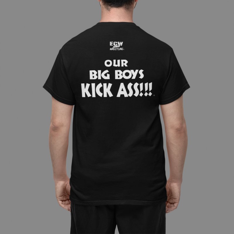 Load image into Gallery viewer, ECW Extreme Championship Wrestling Big Boys Black T-shirt by WWE | Extreme Wrestling Shirts