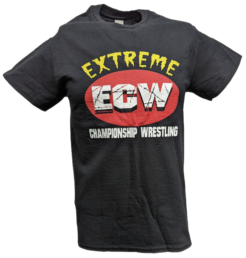 Load image into Gallery viewer, ECW Hardcore Wrestling T-Shirt - Warning: Hazardous to Your Health by ECW | Extreme Wrestling Shirts
