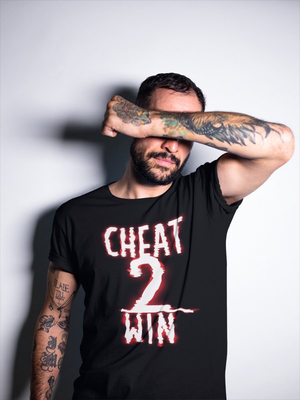 Load image into Gallery viewer, Eddie Guerrero Cheat 2 Win Family Tradition Black T-shirt by EWS | Extreme Wrestling Shirts