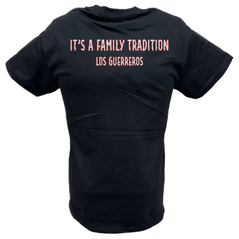 Load image into Gallery viewer, Eddie Guerrero Cheat 2 Win Family Tradition Black T-shirt by EWS | Extreme Wrestling Shirts