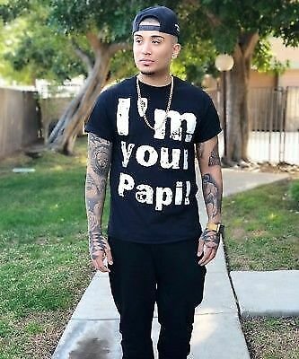 Load image into Gallery viewer, Eddie Guerrero I'm Your Papi Latino Heat Mens Black T-shirt Sports Mem, Cards & Fan Shop > Fan Apparel & Souvenirs > Wrestling by EWS | Extreme Wrestling Shirts