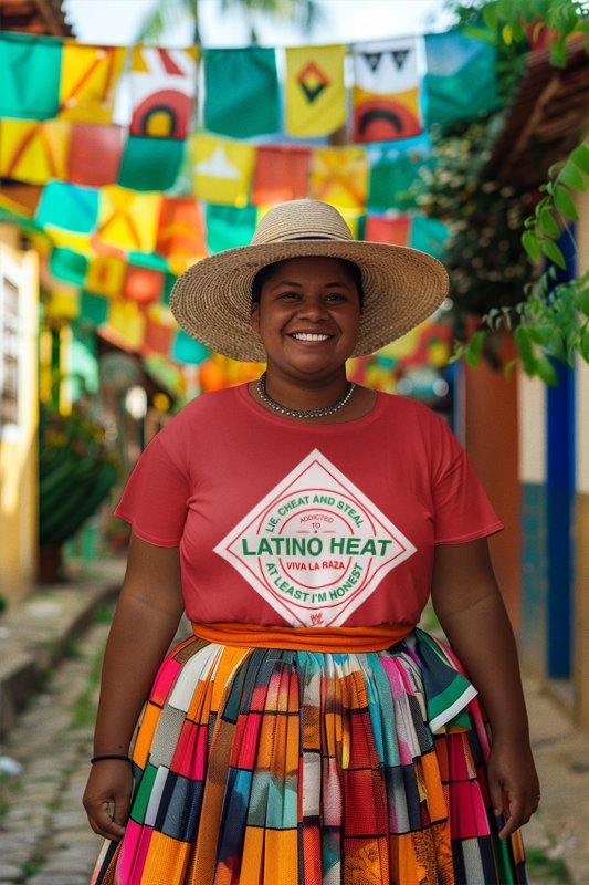 Load image into Gallery viewer, Eddie Guerrero Latino Heat Red T-shirt by EWS | Extreme Wrestling Shirts