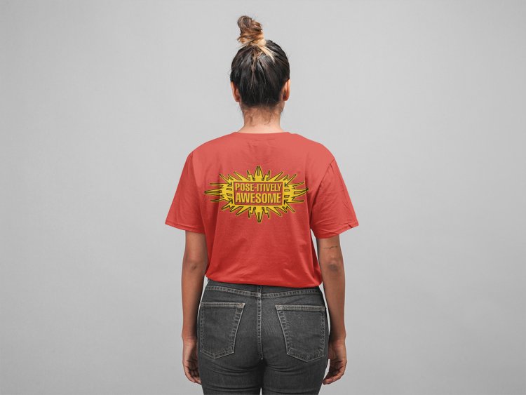 Load image into Gallery viewer, Edge Christian Pose-itively Awesome Red T-shirt by WWE | Extreme Wrestling Shirts