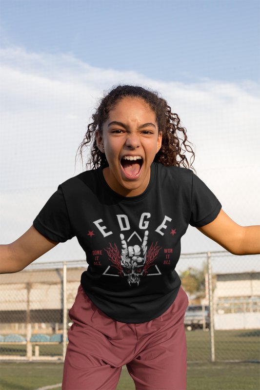 Load image into Gallery viewer, Edge Done It All Won It All Logo T-shirt by EWS | Extreme Wrestling Shirts