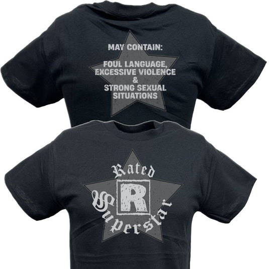 Edge Rated R Superstar Logo Mens Black T-shirt Sports Mem, Cards & Fan Shop > Fan Apparel & Souvenirs > Wrestling by Hybrid Tees | Extreme Wrestling Shirts