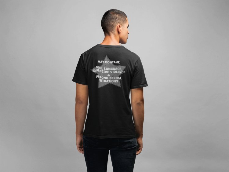 Load image into Gallery viewer, Edge Rated R Superstar Logo Mens Black T-shirt Sports Mem, Cards & Fan Shop > Fan Apparel & Souvenirs > Wrestling by Hybrid Tees | Extreme Wrestling Shirts