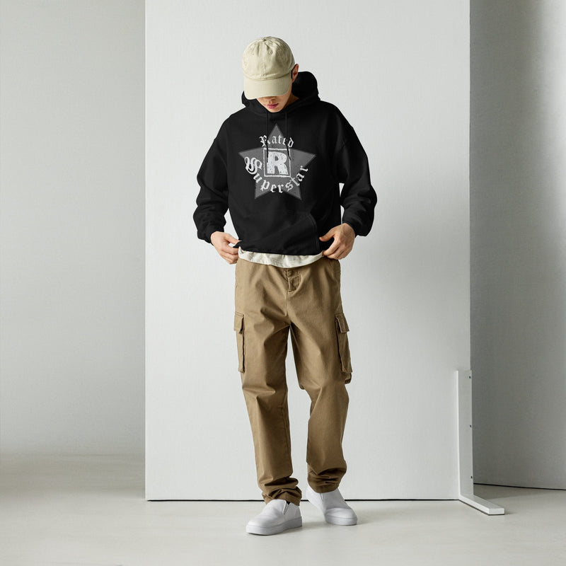 Load image into Gallery viewer, Edge Rated R Superstar Mens Black Pullover Hoody Sweatshirt Sports Mem, Cards & Fan Shop > Fan Apparel & Souvenirs > Wrestling by Hybrid Tees | Extreme Wrestling Shirts