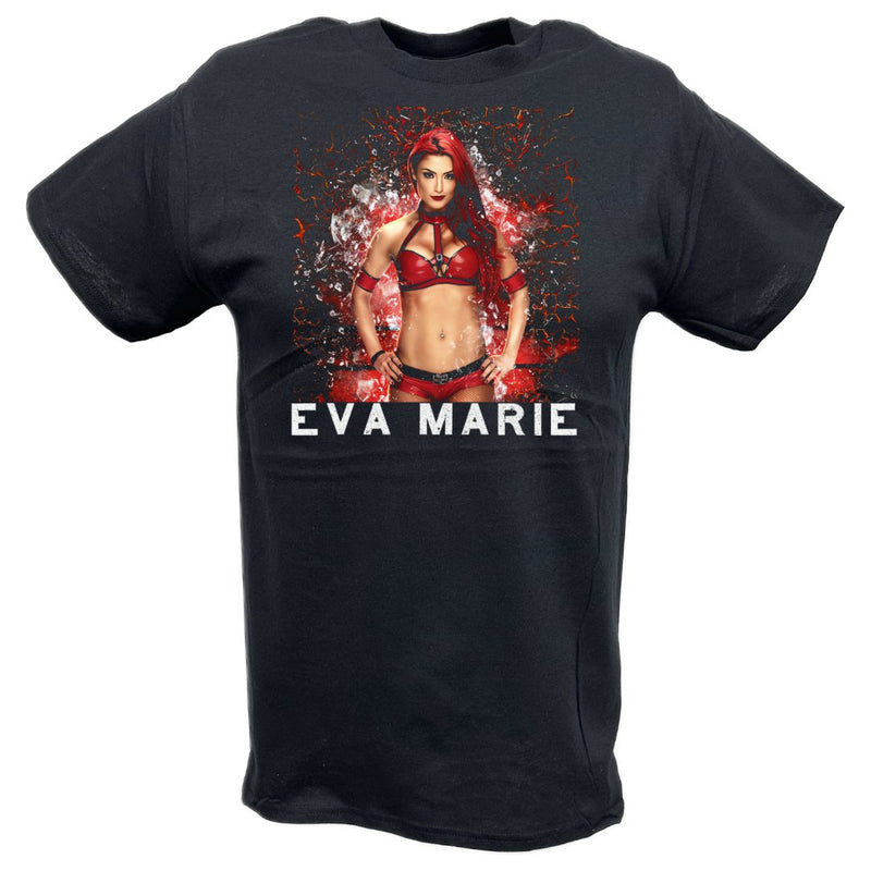 Load image into Gallery viewer, Eva Marie All Red Everything Black T-shirt by EWS | Extreme Wrestling Shirts