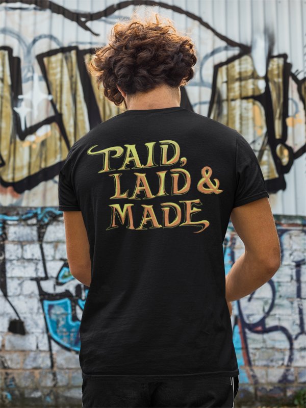 Load image into Gallery viewer, Evolution Paid Laid Made Triple H Batista Randy Orton T-shirt Sports Mem, Cards & Fan Shop > Fan Apparel & Souvenirs > Wrestling by Hybrid Tees | Extreme Wrestling Shirts