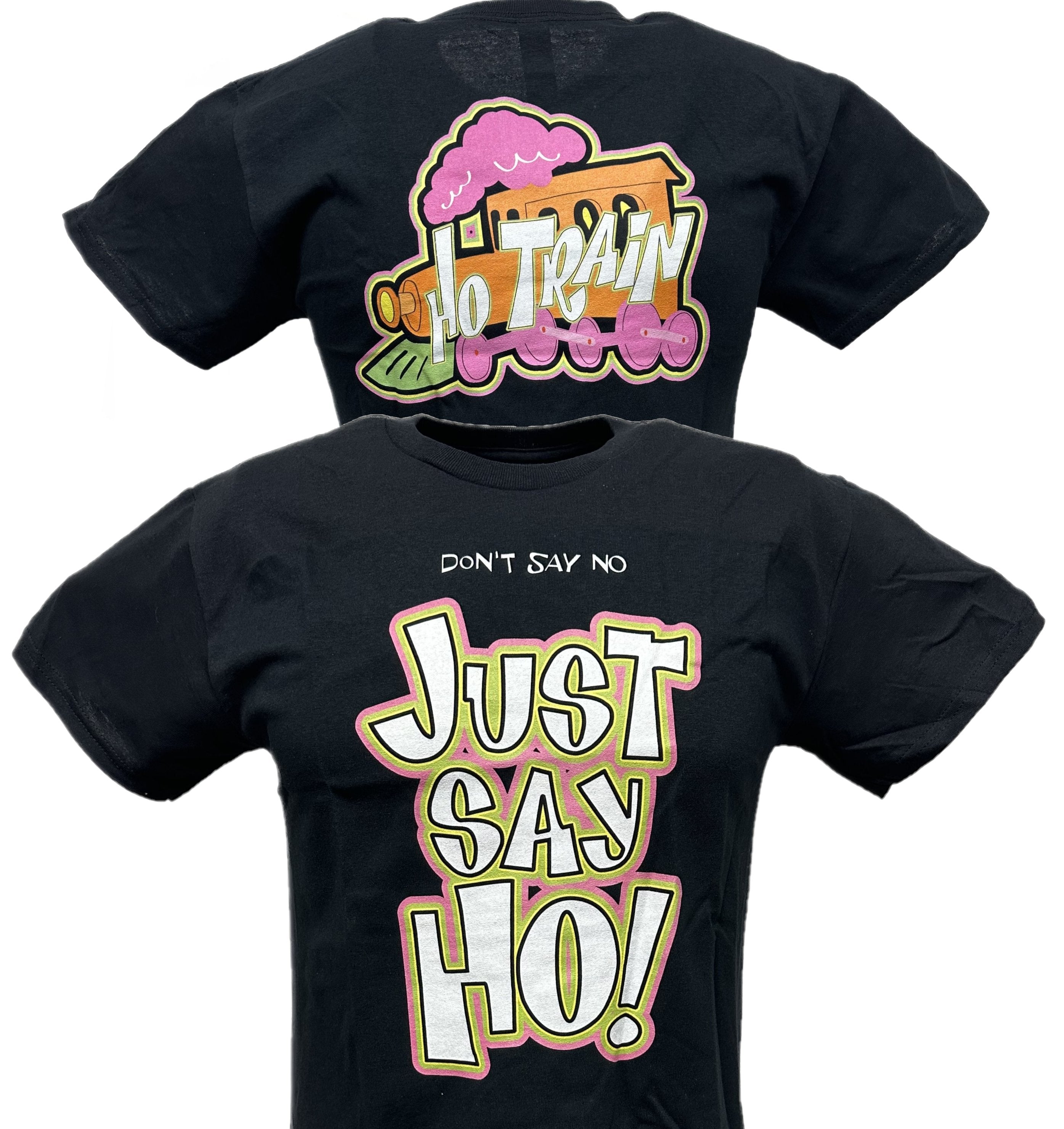 Godfather Don't Say No Ho Train Mens Black WWF T-shirt – Extreme