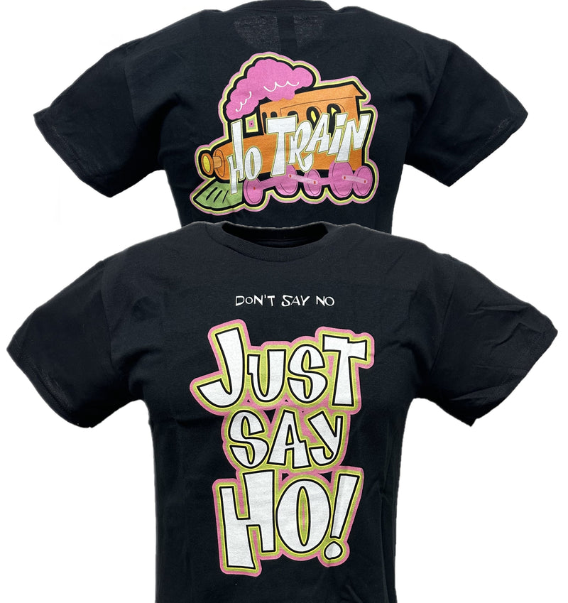 Load image into Gallery viewer, Godfather Don't Say No Ho Train Mens Black WWF T-shirt by WWE | Extreme Wrestling Shirts