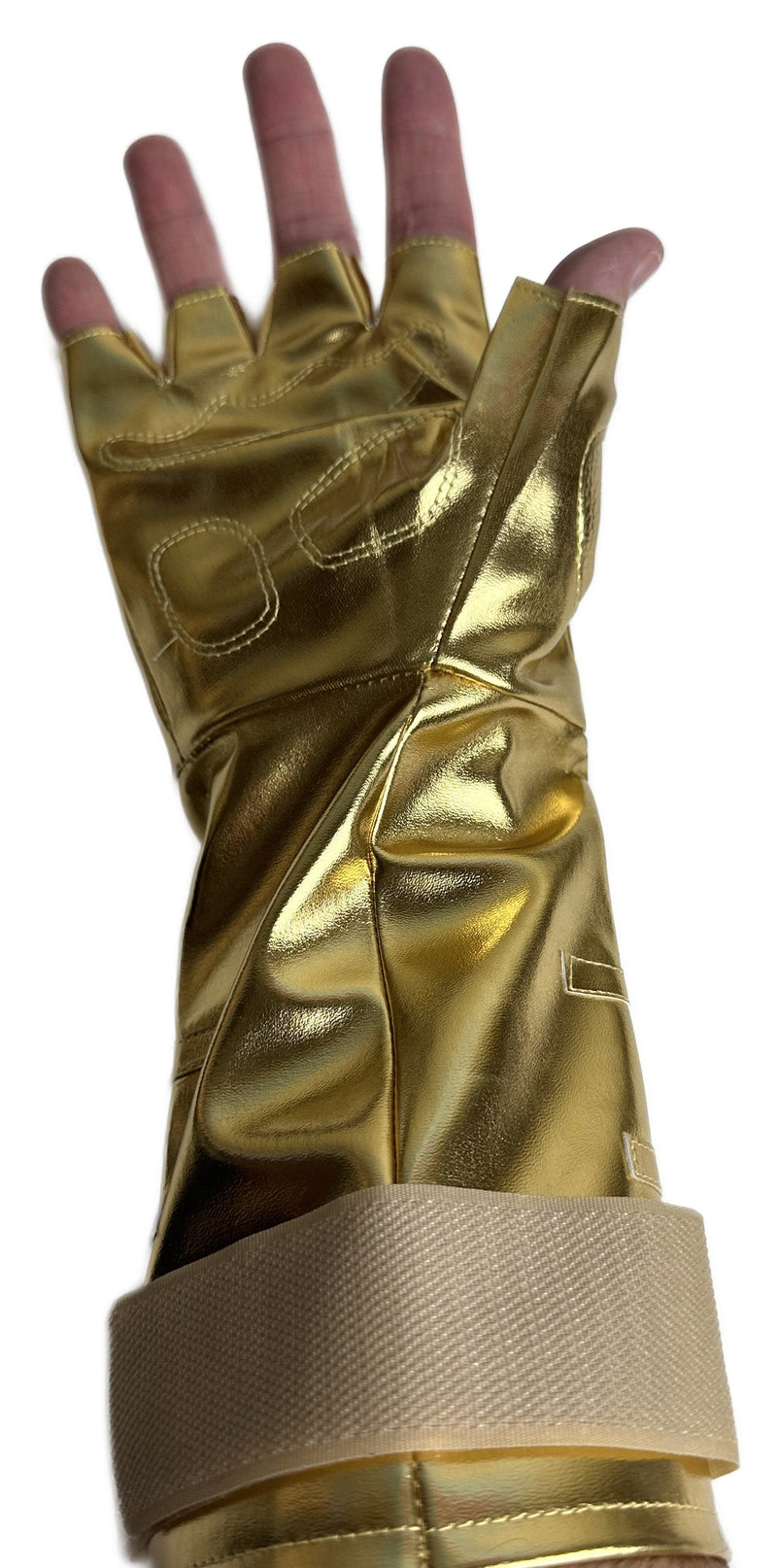 Load image into Gallery viewer, Gold Roman Reigns Tribal Chief Logo WWE Punch Glove Set by EWS | Extreme Wrestling Shirts