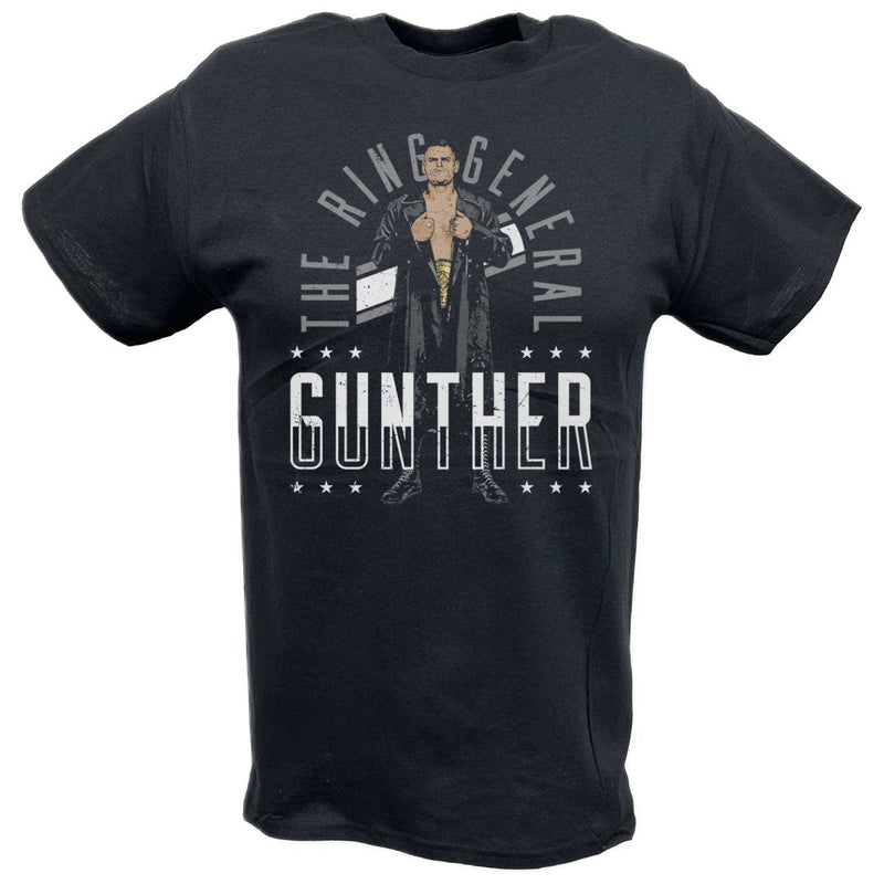 Load image into Gallery viewer, Gunther The Ring General Black T-shirt by EWS | Extreme Wrestling Shirts