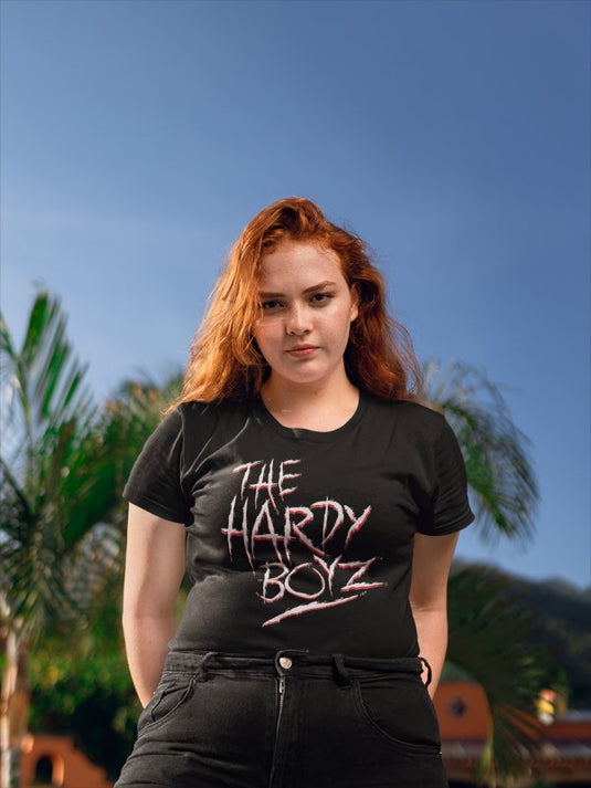 Hardy Boyz Matt Jeff 2Xtreme Mens Black WWF T-shirt by WWE | Extreme Wrestling Shirts