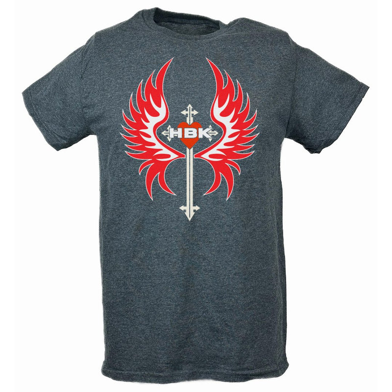 Load image into Gallery viewer, HBK Shawn Michaels Rise Above Gray T-shirt Sports Mem, Cards & Fan Shop > Fan Apparel & Souvenirs > Wrestling by Hybrid Tees | Extreme Wrestling Shirts