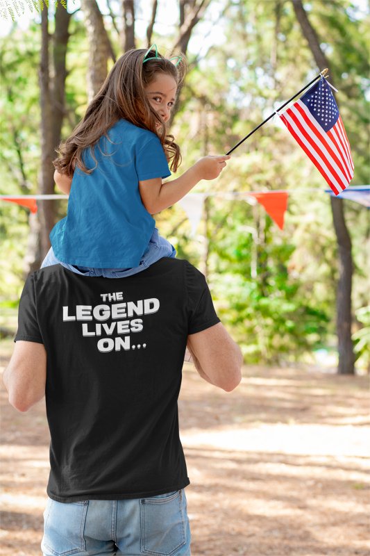 Load image into Gallery viewer, HBK Shawn Michaels The Legend Lives On Ichthys T-shirt by EWS | Extreme Wrestling Shirts