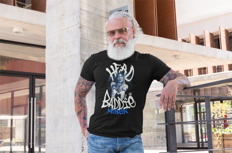 Load image into Gallery viewer, Head Baddie Michin Black T-shirt by EWS | Extreme Wrestling Shirts