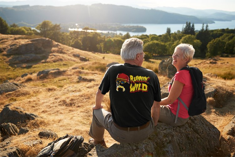 Load image into Gallery viewer, Hulk Hogan Running Wild Hulkamania Mens Black T-shirt Sports Mem, Cards & Fan Shop > Fan Apparel & Souvenirs > Wrestling by Hybrid Tees | Extreme Wrestling Shirts