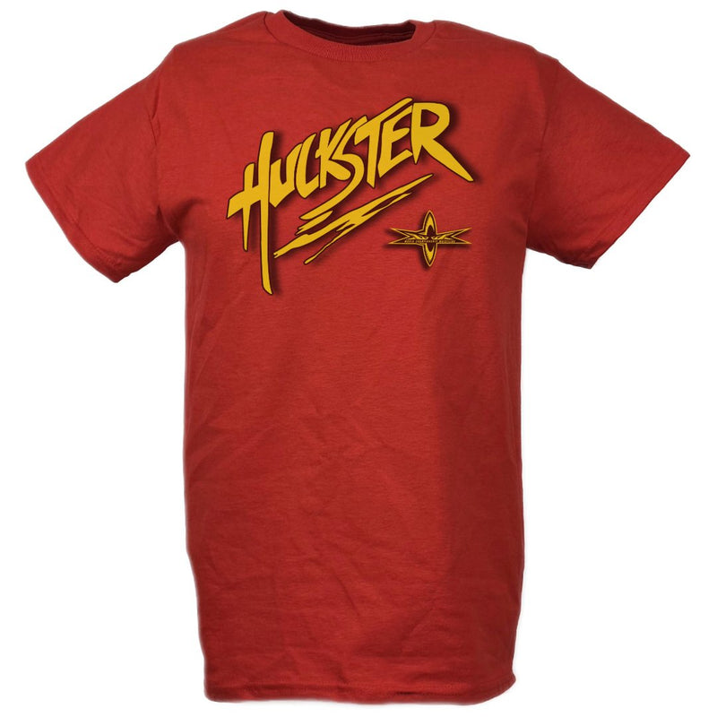 Load image into Gallery viewer, Hulkster Hulk Hogan WCW Logo Red T-shirt by EWS | Extreme Wrestling Shirts