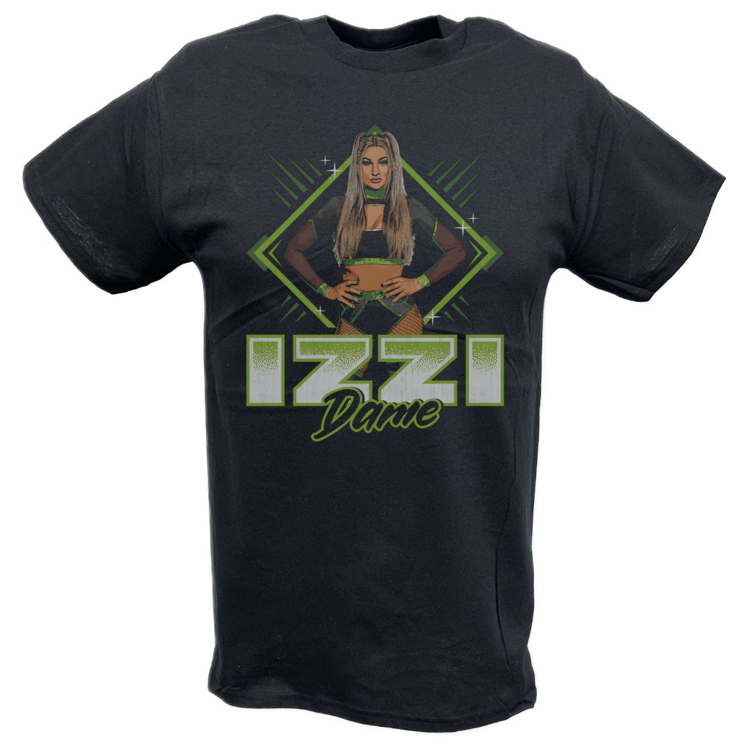 Izzi Dame Neon Black T-shirt – Extreme Wrestling Shirts