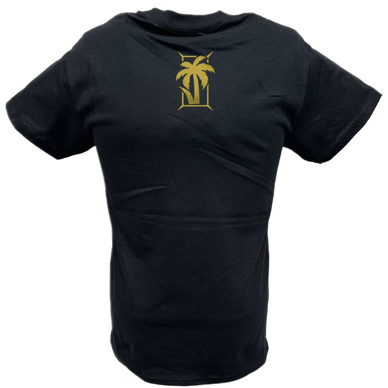Load image into Gallery viewer, Jey Uso Main Event YEET Gold Logo Black T-shirt by EWS | Extreme Wrestling Shirts
