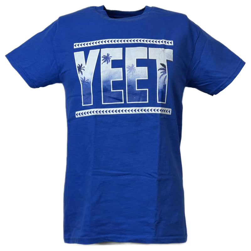 Load image into Gallery viewer, Jey Uso Yeet Bloodline Blue T-shirt by EWS | Extreme Wrestling Shirts