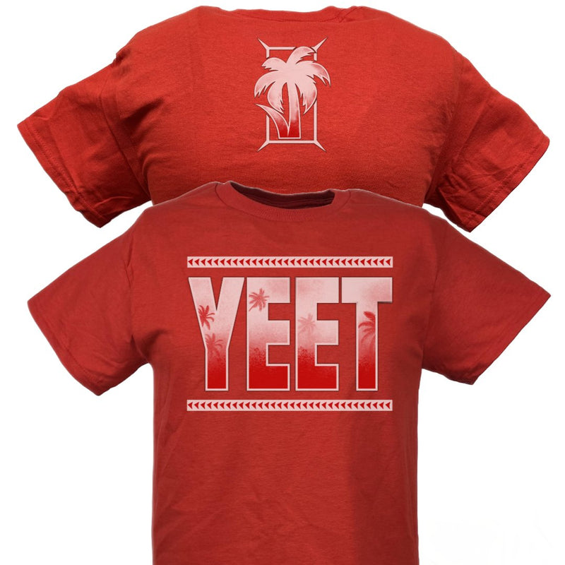 Load image into Gallery viewer, Jey Uso Yeet Bloodline Red T-shirt by EWS | Extreme Wrestling Shirts