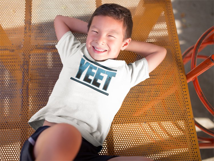 Load image into Gallery viewer, Jey Uso Yeet Bloodline White Kids Youth T-shirt by EWS | Extreme Wrestling Shirts