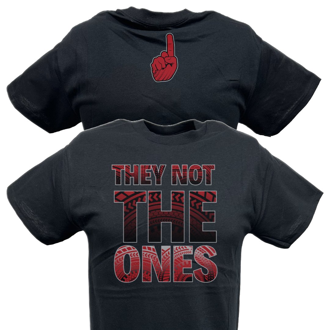 Jimmy Uso They Not The Ones Bloodline Black T-shirt – Extreme