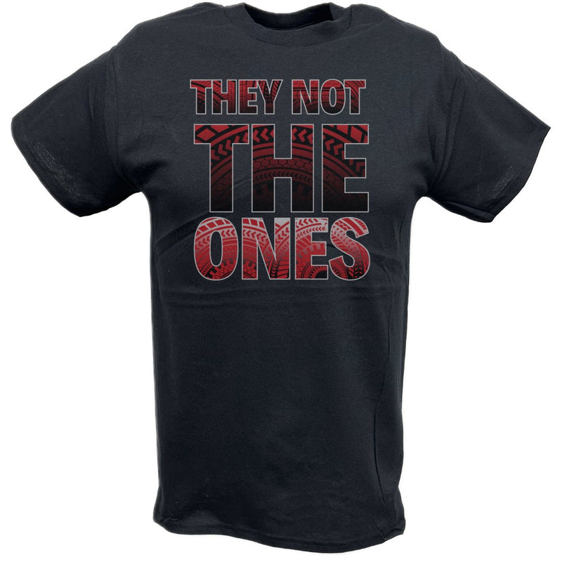 Load image into Gallery viewer, Jimmy Uso They Not The Ones Bloodline Black T-shirt by EWS | Extreme Wrestling Shirts