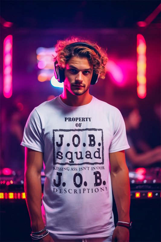 Load image into Gallery viewer, JOB Squad Pin Me Pay Me WWF T-shirt Al Snow Blue Meanie Gillberg Sports Mem, Cards & Fan Shop > Fan Apparel & Souvenirs > Wrestling by Hybrid Tees | Extreme Wrestling Shirts