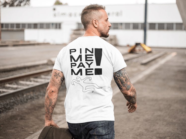 Load image into Gallery viewer, JOB Squad Pin Me Pay Me WWF T-shirt Al Snow Blue Meanie Gillberg Sports Mem, Cards & Fan Shop > Fan Apparel & Souvenirs > Wrestling by Hybrid Tees | Extreme Wrestling Shirts