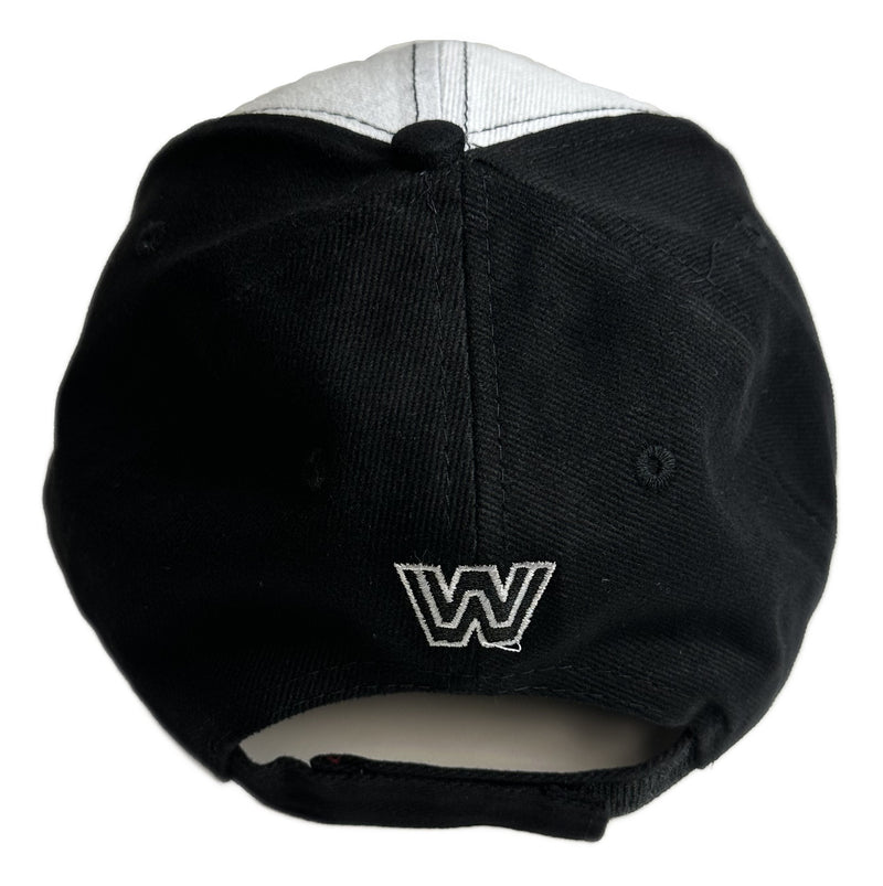 Load image into Gallery viewer, John Cena Black and White Ruck Fules Baseball Cap Hat by EWS | Extreme Wrestling Shirts