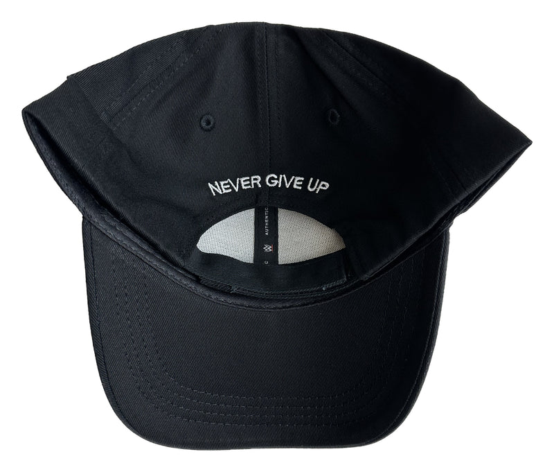 Load image into Gallery viewer, John Cena Black & White 20 Years HLR Never Give Up Baseball Hat Headband Wristband by EWS | Extreme Wrestling Shirts