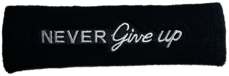 Load image into Gallery viewer, John Cena Black & White 20 Years HLR Never Give up Headband-Wristband Set by EWS | Extreme Wrestling Shirts