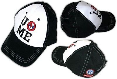 Load image into Gallery viewer, John Cena Black White U Can't See Me Baseball Cap Hat New Sports Mem, Cards & Fan Shop > Fan Apparel & Souvenirs > Wrestling by Extreme Wrestling Shirts | Extreme Wrestling Shirts