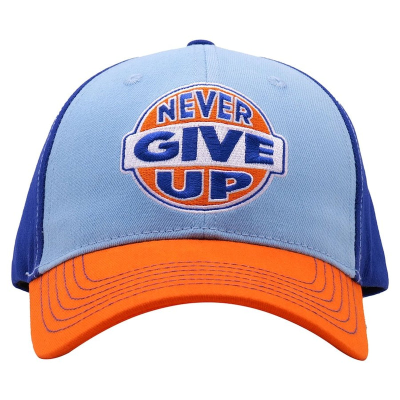 Load image into Gallery viewer, John Cena Blue Orange Never Give Up 20 Years Baseball Hat Headband Wristband Combo Set by WWE | Extreme Wrestling Shirts