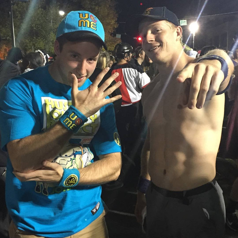 Load image into Gallery viewer, John Cena Blue Throwback U Can't See Me Baseball Cap Hat New Sports Mem, Cards & Fan Shop > Fan Apparel & Souvenirs > Wrestling by Extreme Wrestling Shirts | Extreme Wrestling Shirts